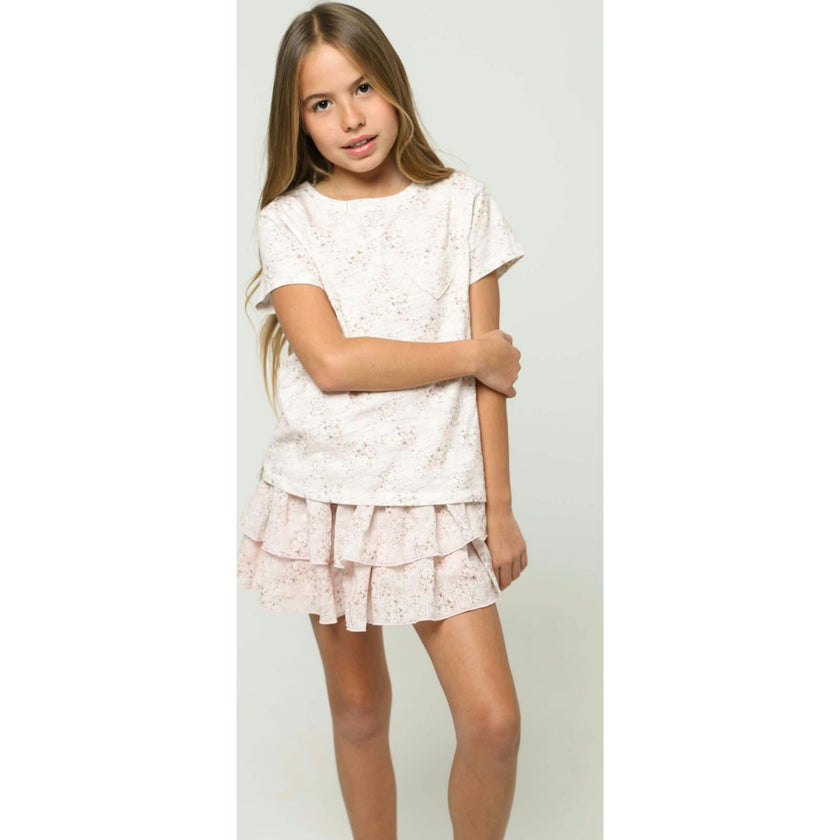 T-shirt Mini Pink Roses