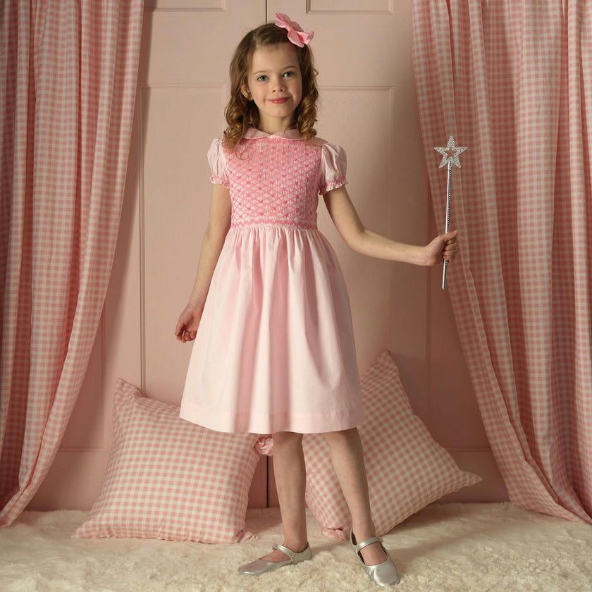 Bow Smocked Dress
