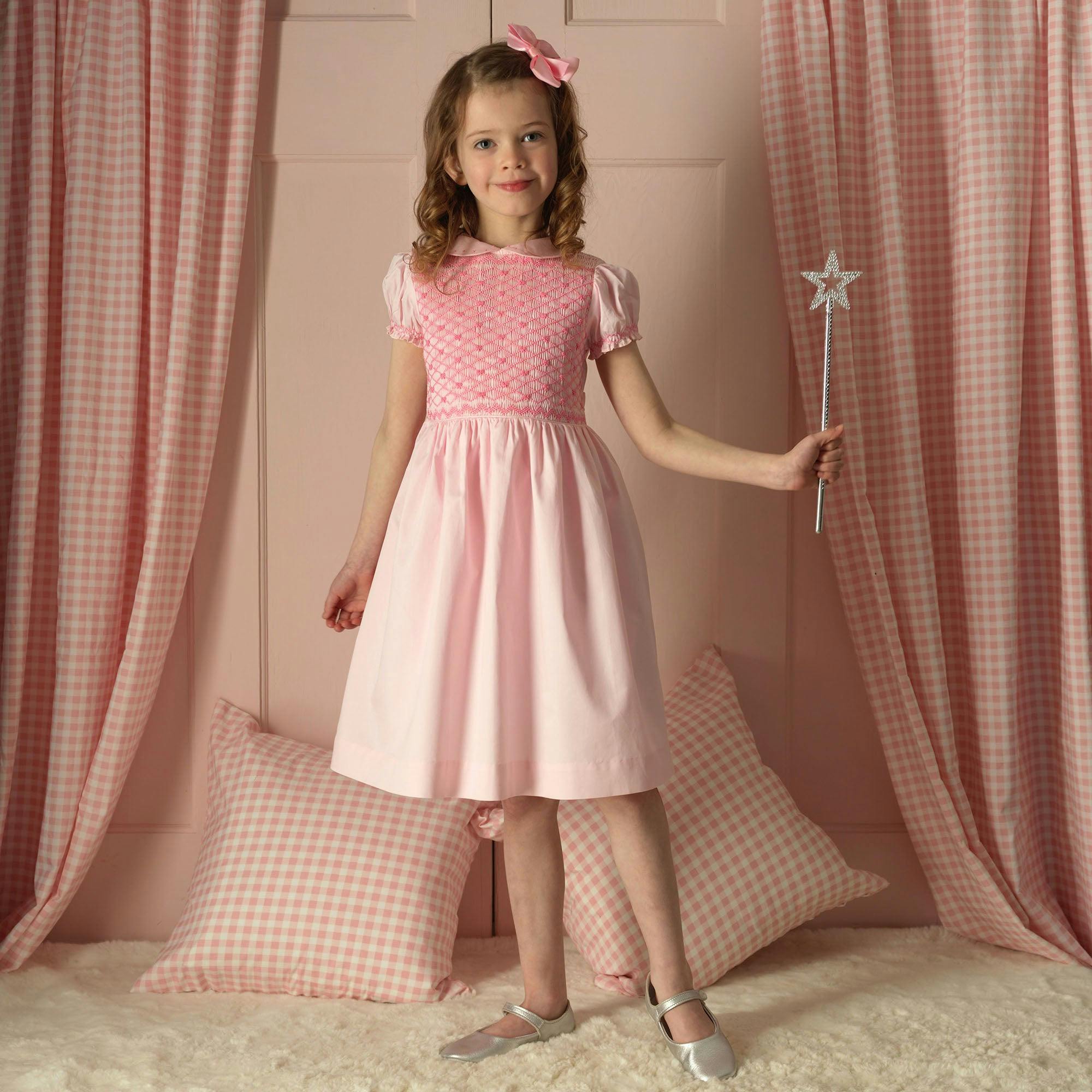 Bow Smocked Dress