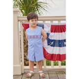 Smocked Shortall - Flags