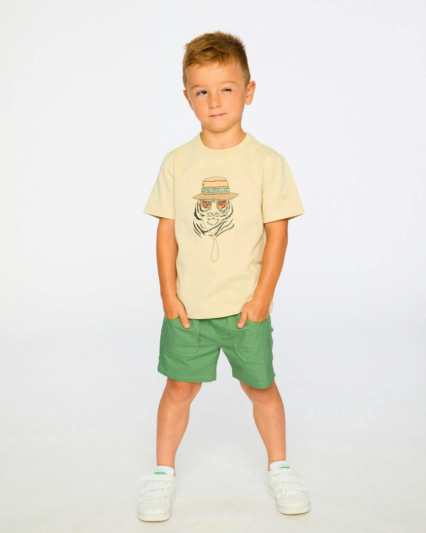 Parachute Shorts With Patch Pockets