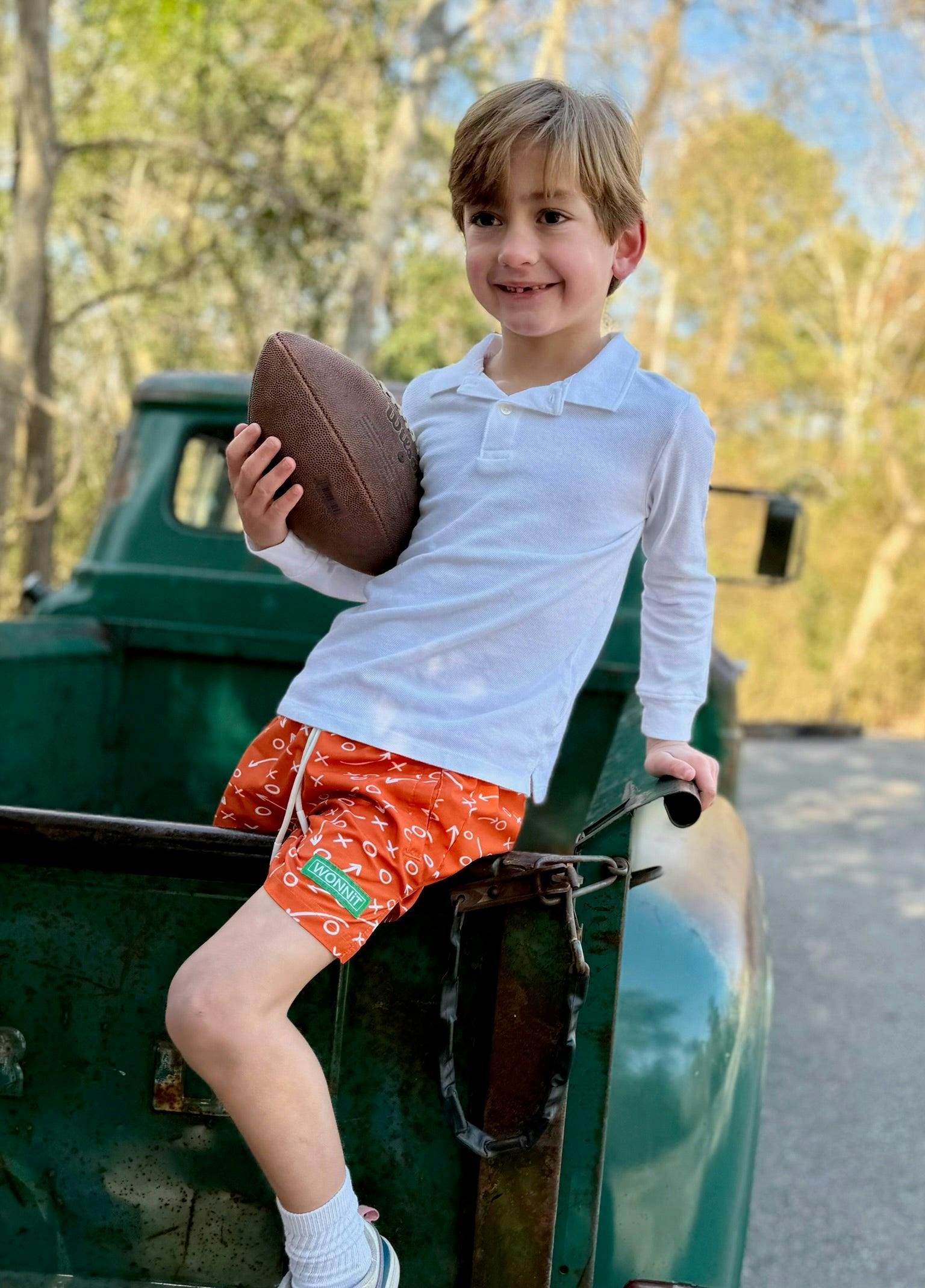 Gettin' Route-y: Orange Boys Shorts
