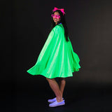 Jr Star Green Glow Child Cape