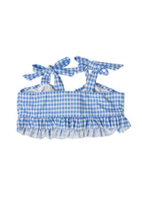 Mini Brandi Bandeau Top in Blakely Gingham