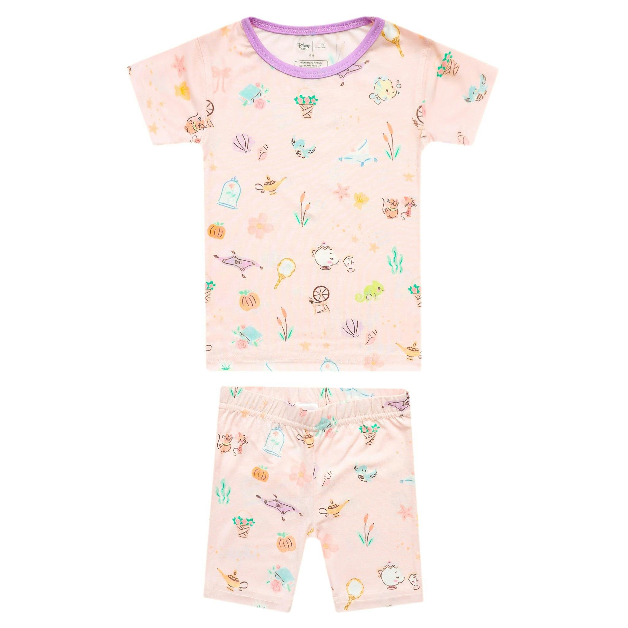 2pc Short Sleeve Pajama Set - Enchanted Friends