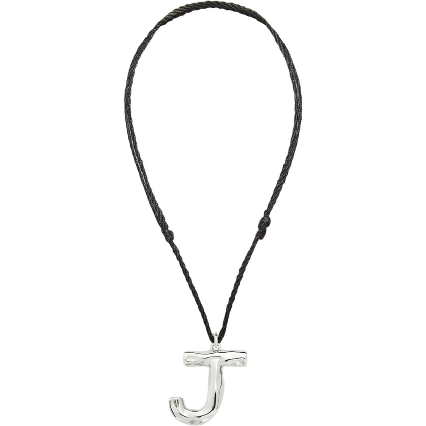 Grande Monogram Necklace in Silver