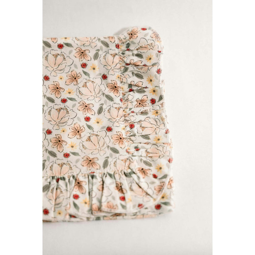 Primrose Garden Timeless Floral Ruffle Zipper