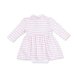 Football Dot and Stripe - Long Sleeve Tennis Bodysuit Dress