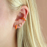 Pumpkin Stud Earrings