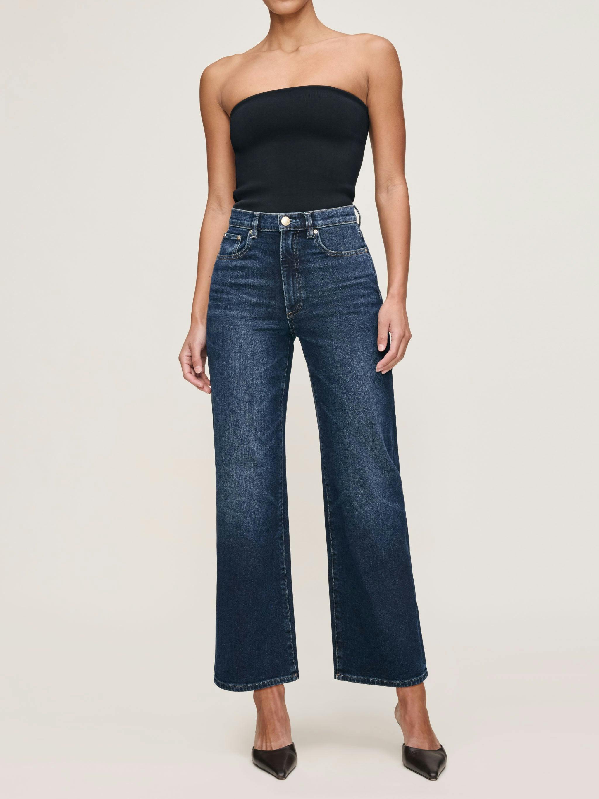 Karmine Refined Wide Leg High Rise 28