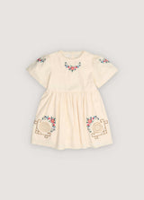 Narcise Dress Ecru