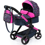 Bayer Design Dolls: Pram Xeo - Shapes Navy & Pink