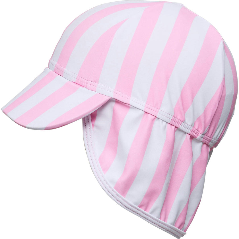 Pink Stripe Floating Flap Hat