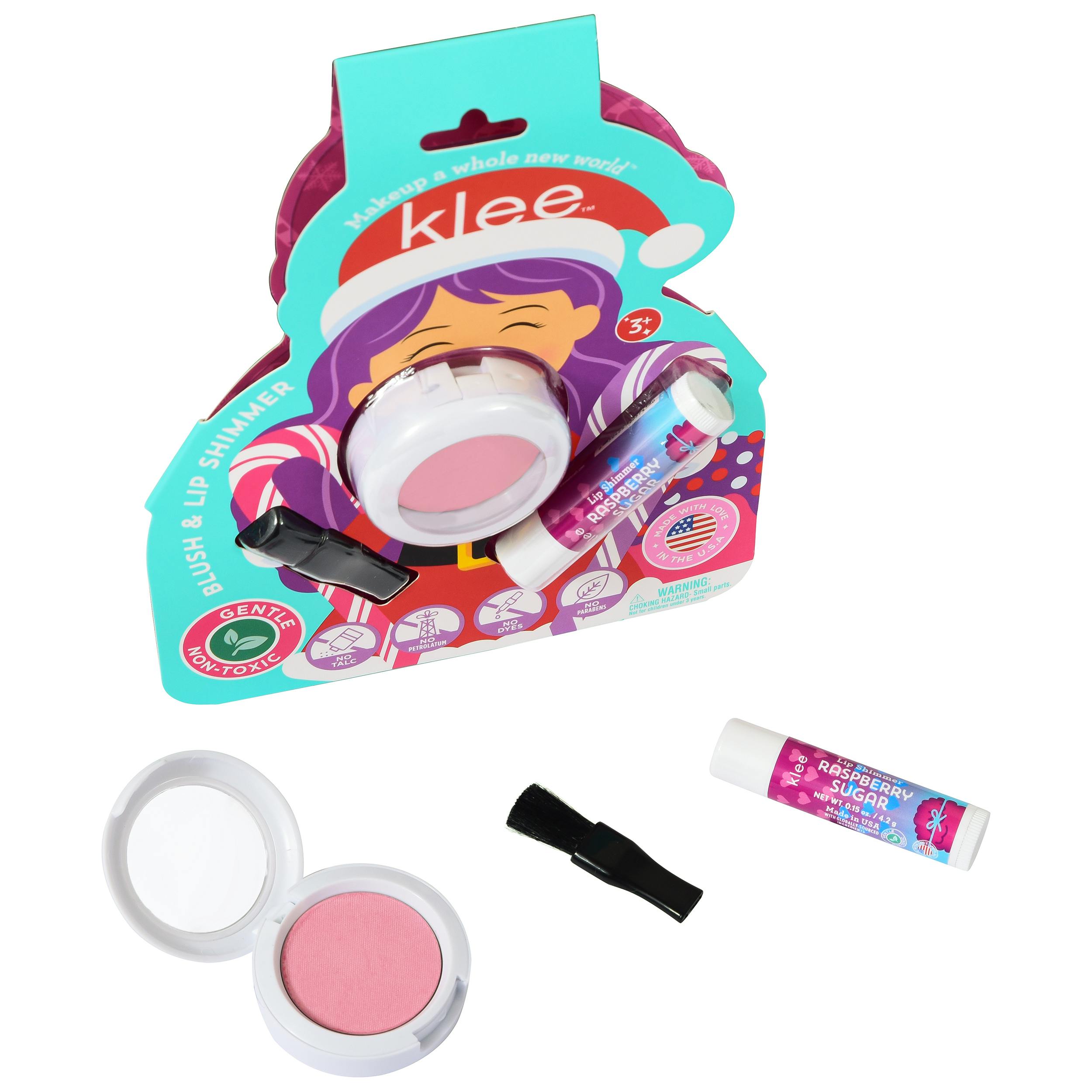 Crystal Glow - Kids' Holiday Blush and Lip Shimmer Set