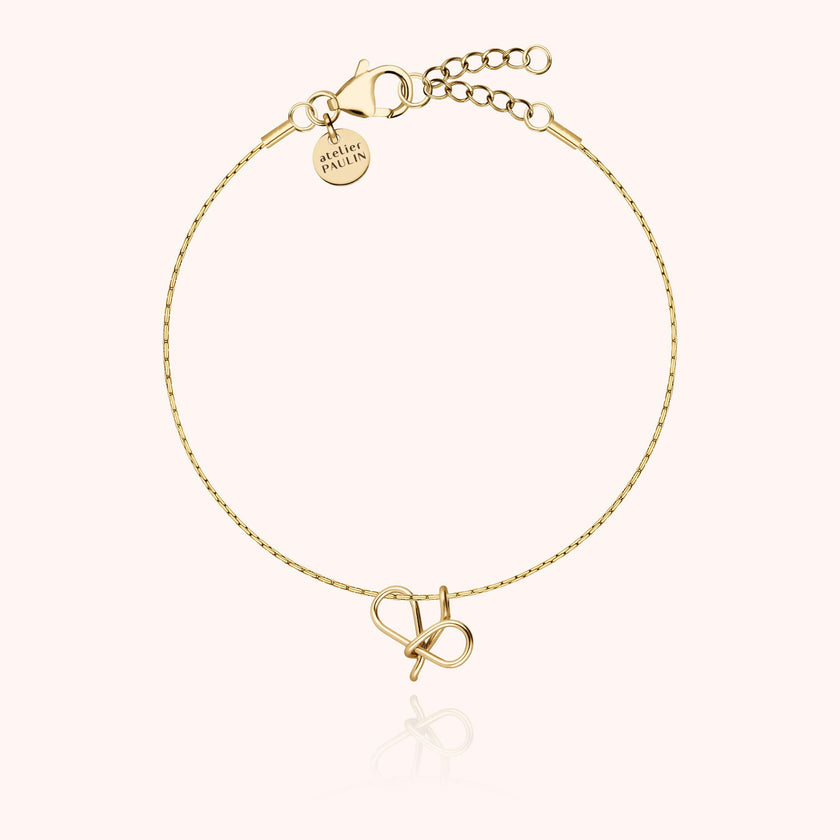 Initial Bracelet, 14k Yellow Gold Filled