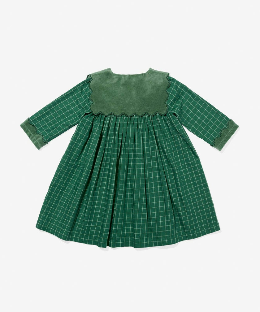 Gigi Dress, Green Holiday Plaid