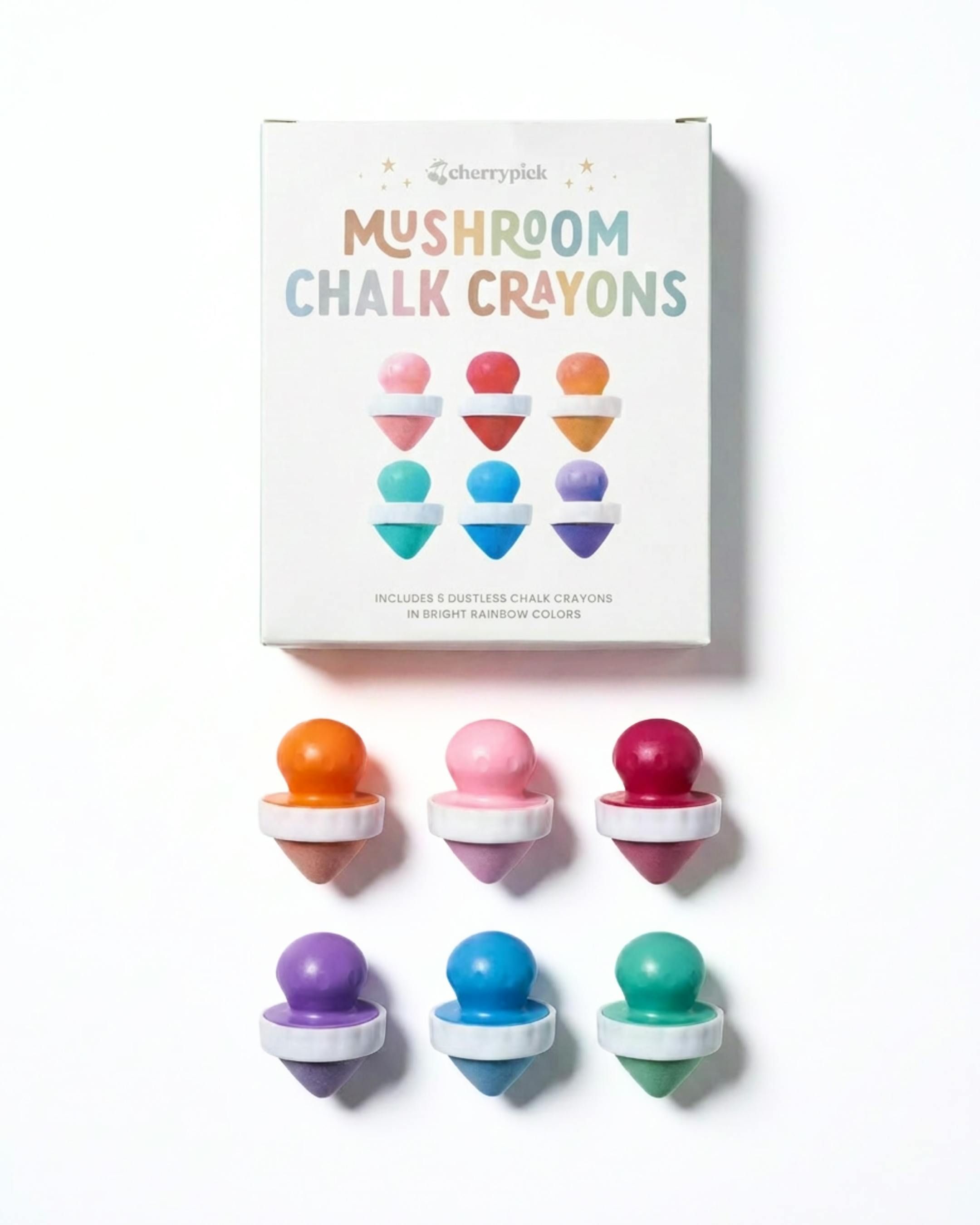 Mushroom Chalk Crayons for Magic Playwall