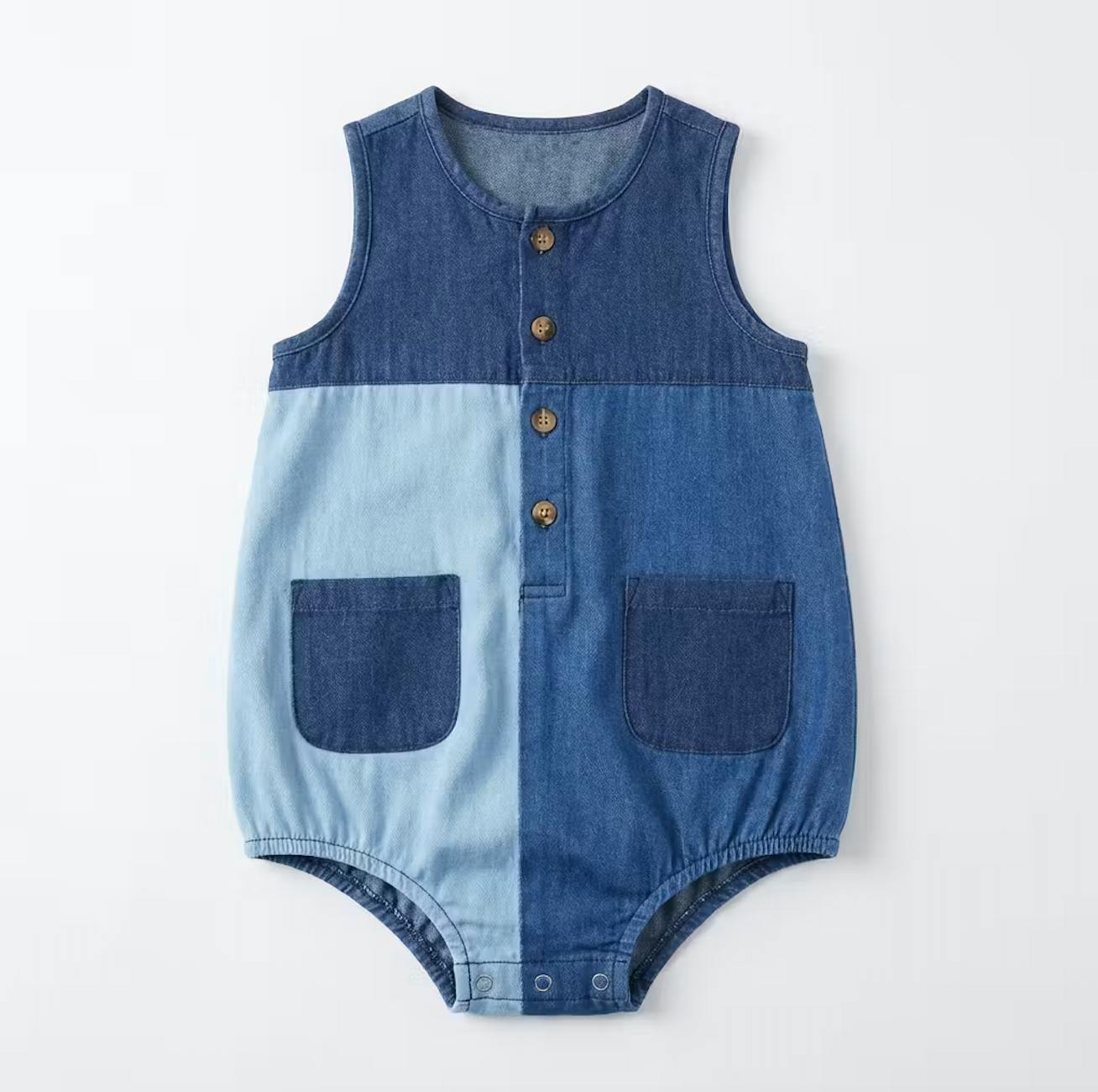 Colorblock Romper