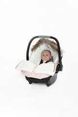 Bunting Bag For Car Seats & Strollers Pink Animal Print