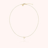 Initial Necklace, 14k Yellow Gold Filled