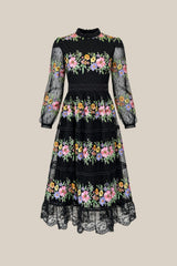 Sicily Dress in Moody Vivid Floral