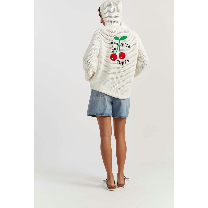Cotton Snoopy Crochet Hoodie