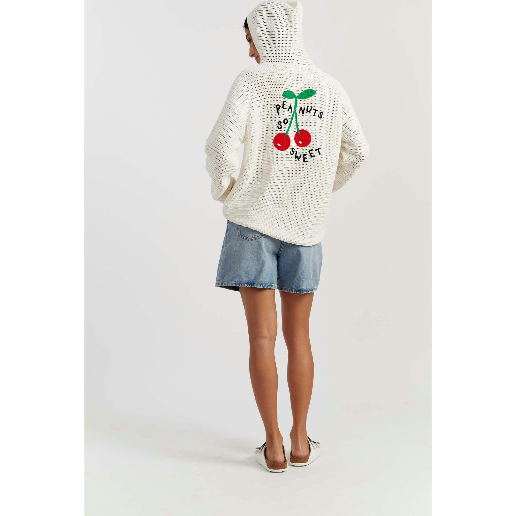 Cotton Snoopy Crochet Hoodie