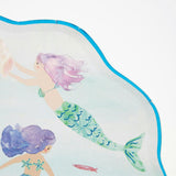 Mermaids Swimming Plates