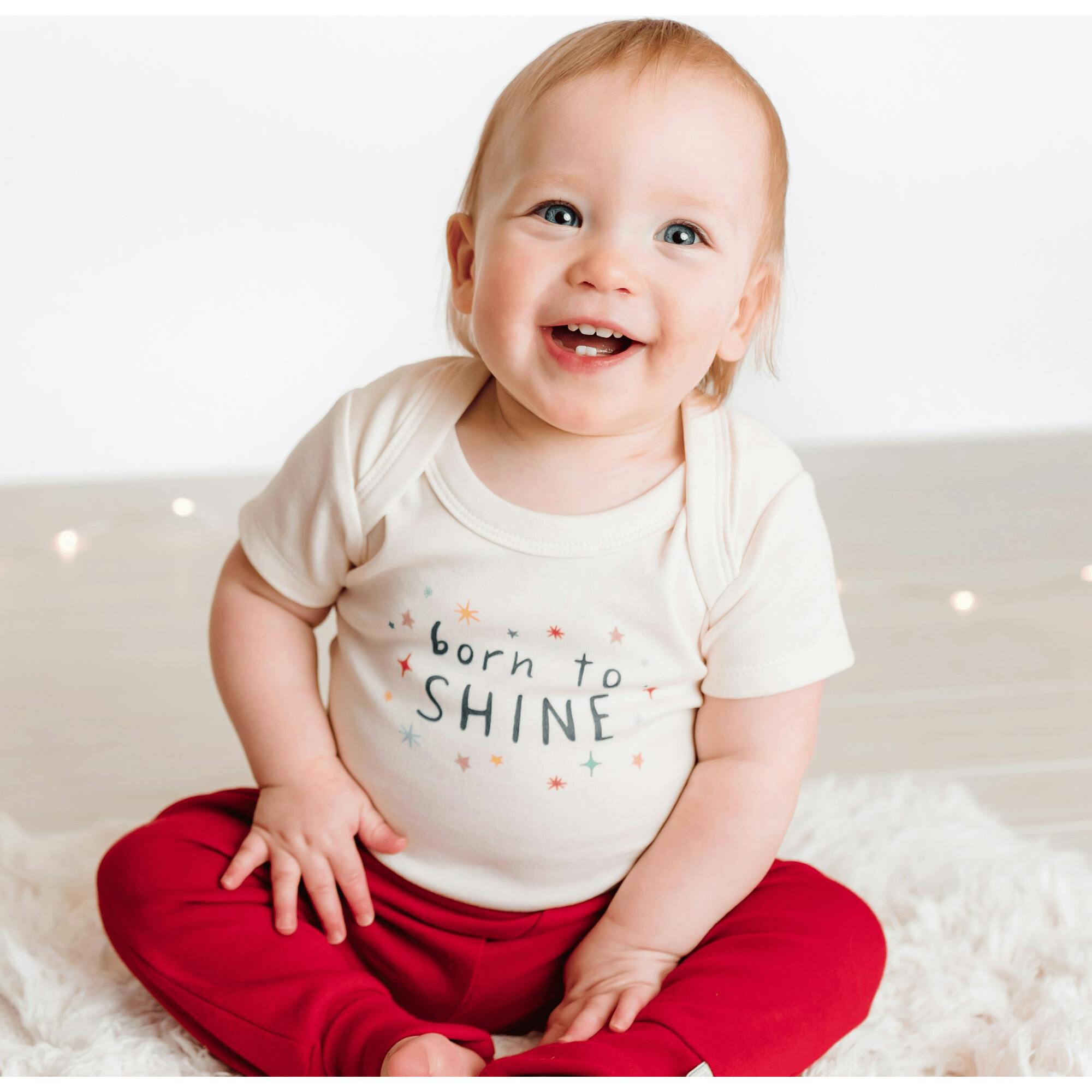 graphic bodysuit | born to shine