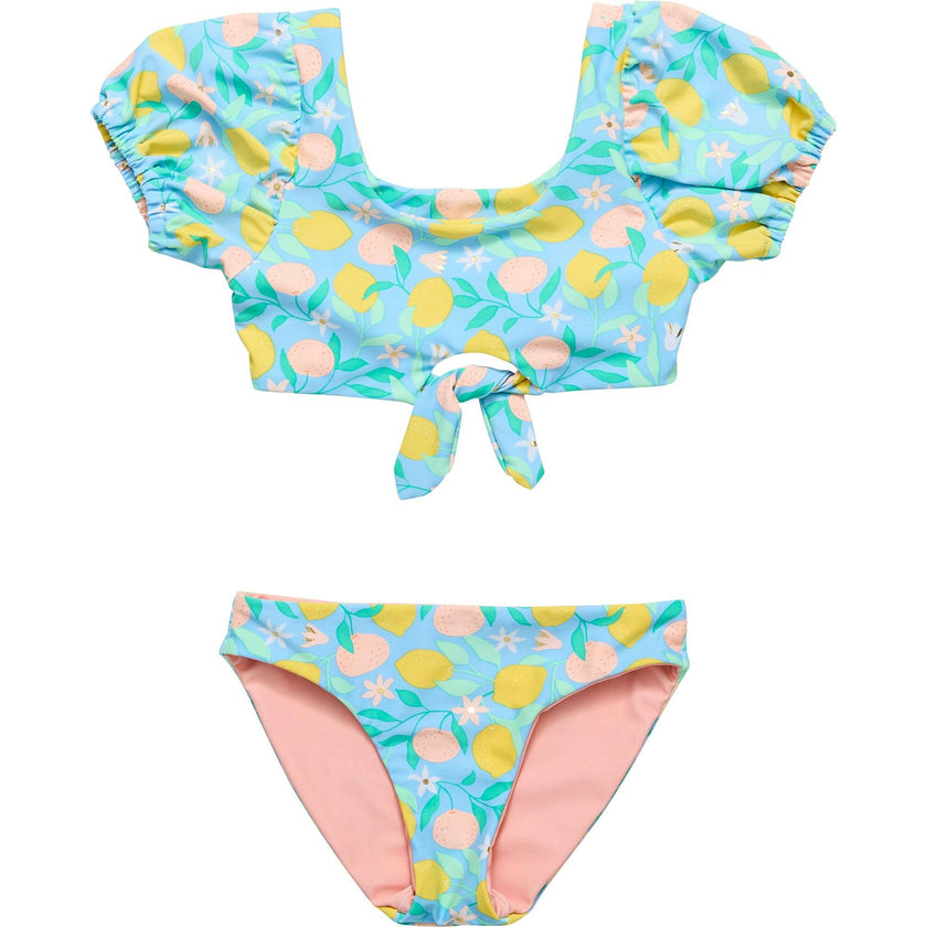 Lemon Drops Knot Front Bikini
