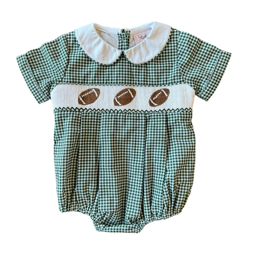 Green Gingham Football - Noah Bubble