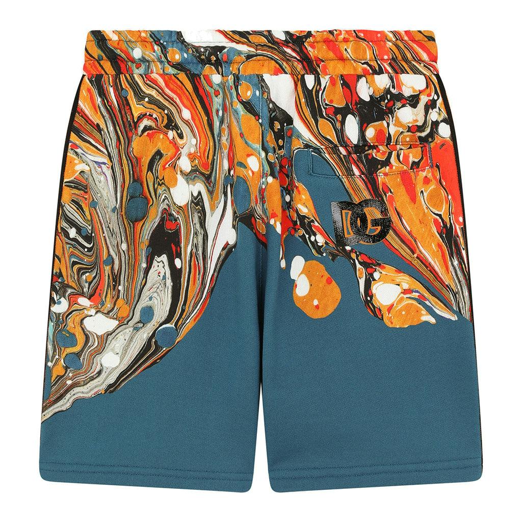 Kid Boys Teal Shorts