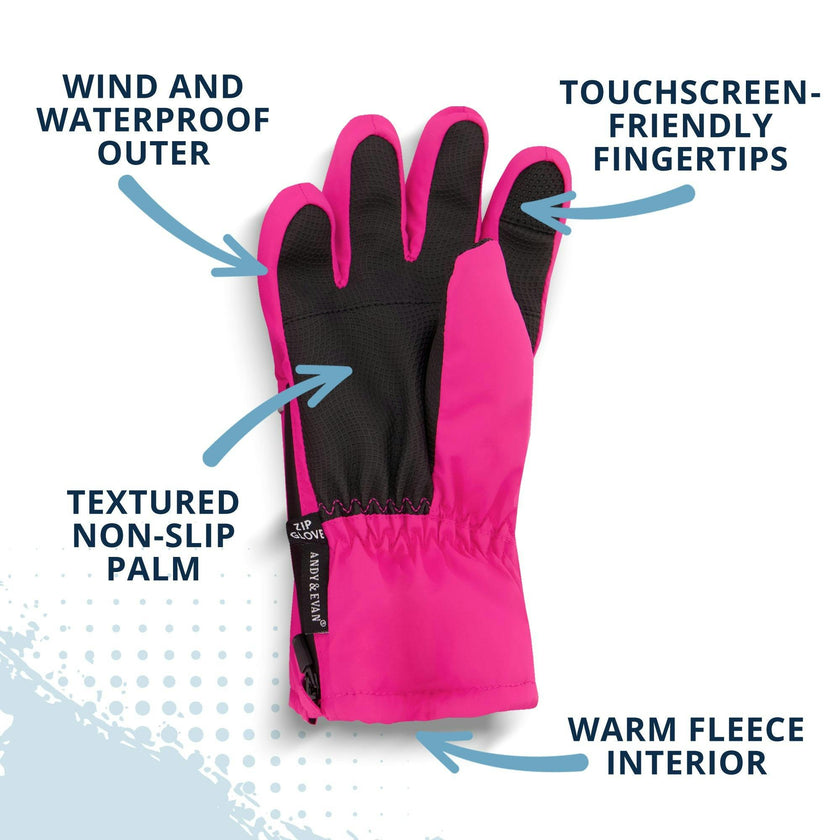 Winter & Ski Glove powered by ZIPGLOVE™ TECHNOLOGY