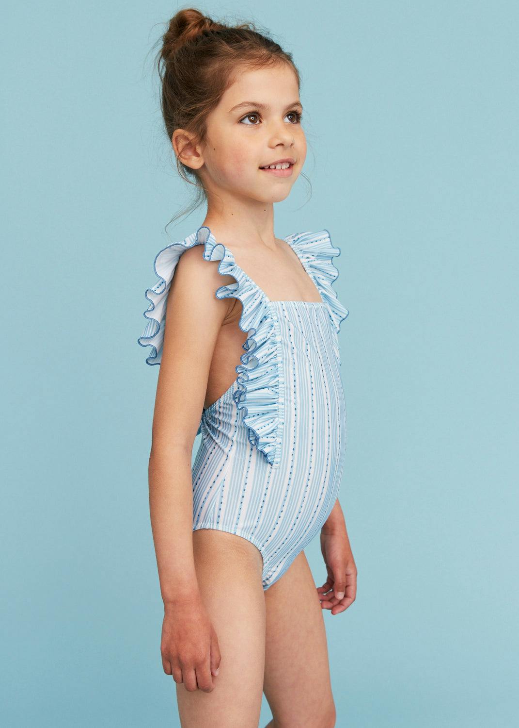 Girls' Ruffle Swimsuit