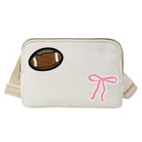 Football Bow Belt Bag