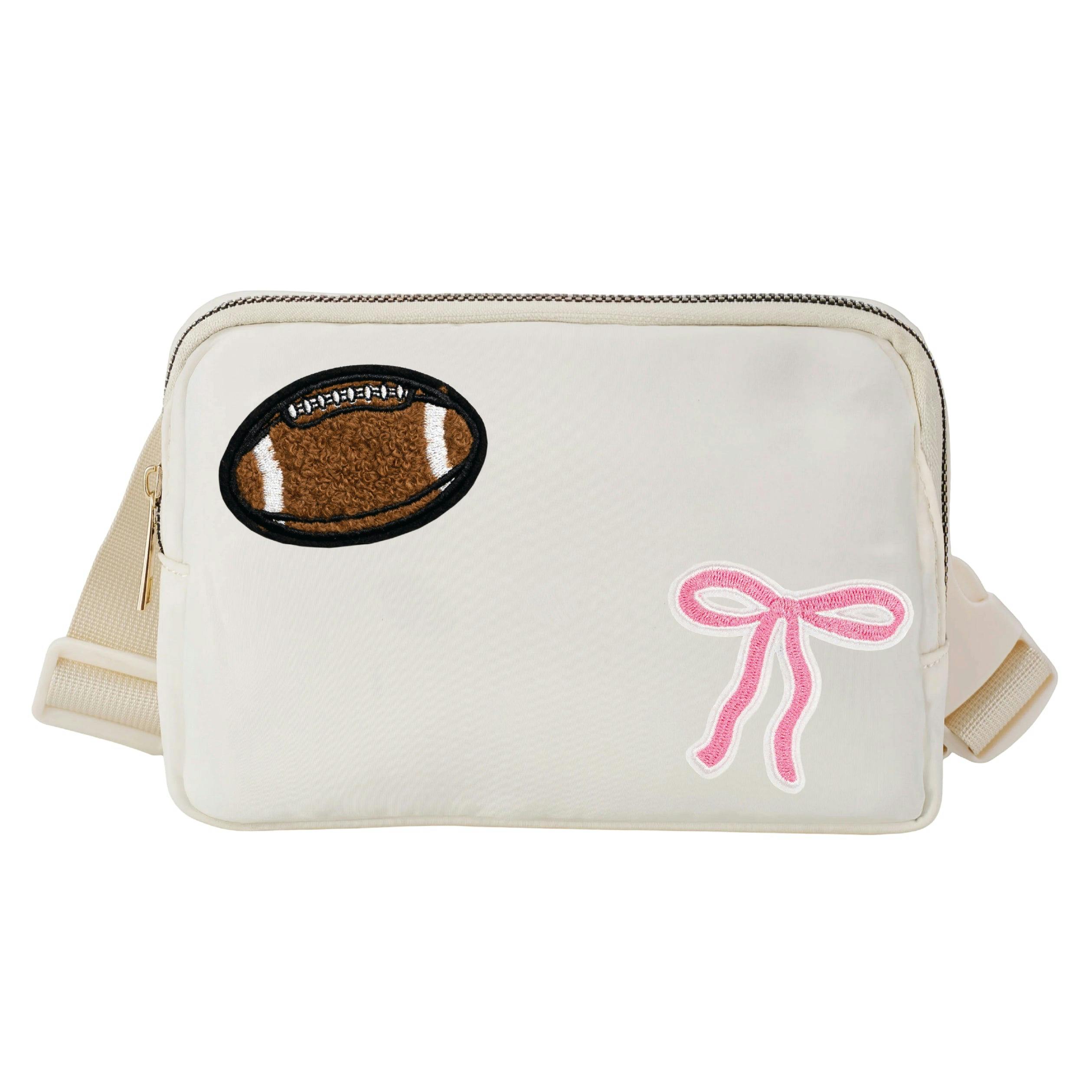 Football Bow Belt Bag