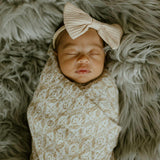 Kendi Cotton Muslin Swaddle Blanket Set (Safari, Set of 2)