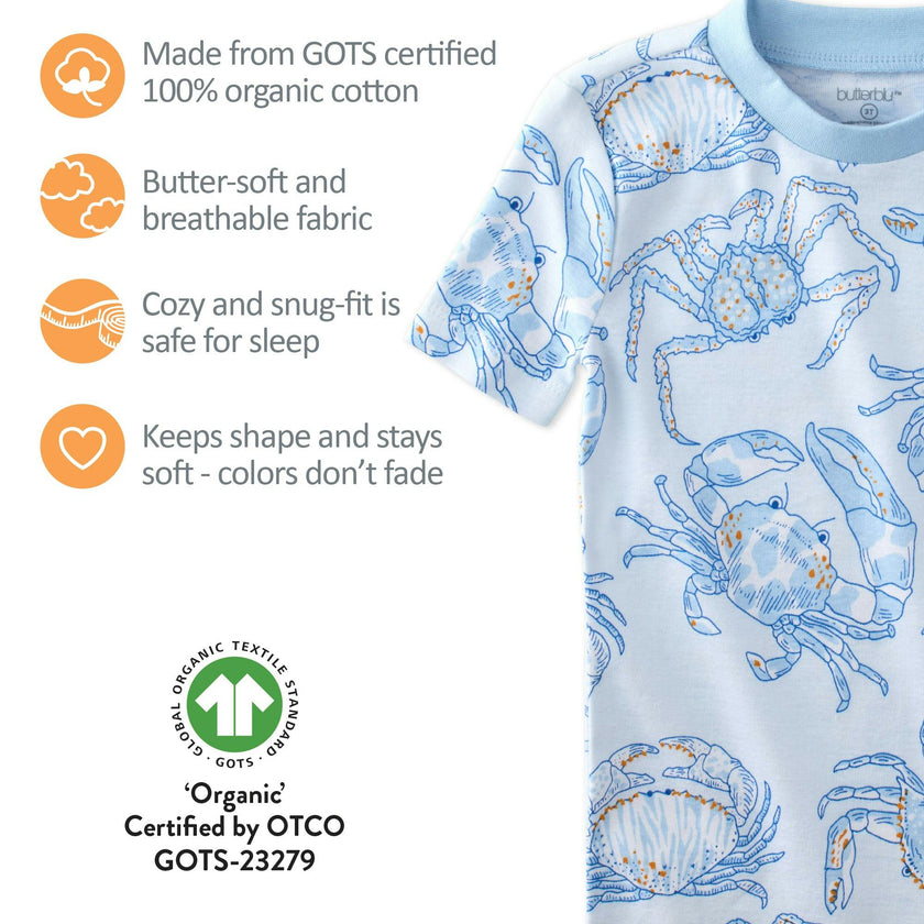 SHADE Snug-fit 2-Piece Toddler Pajamas for Boys & Girls