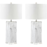 Set of 2 Olympia Marble Table Lamps