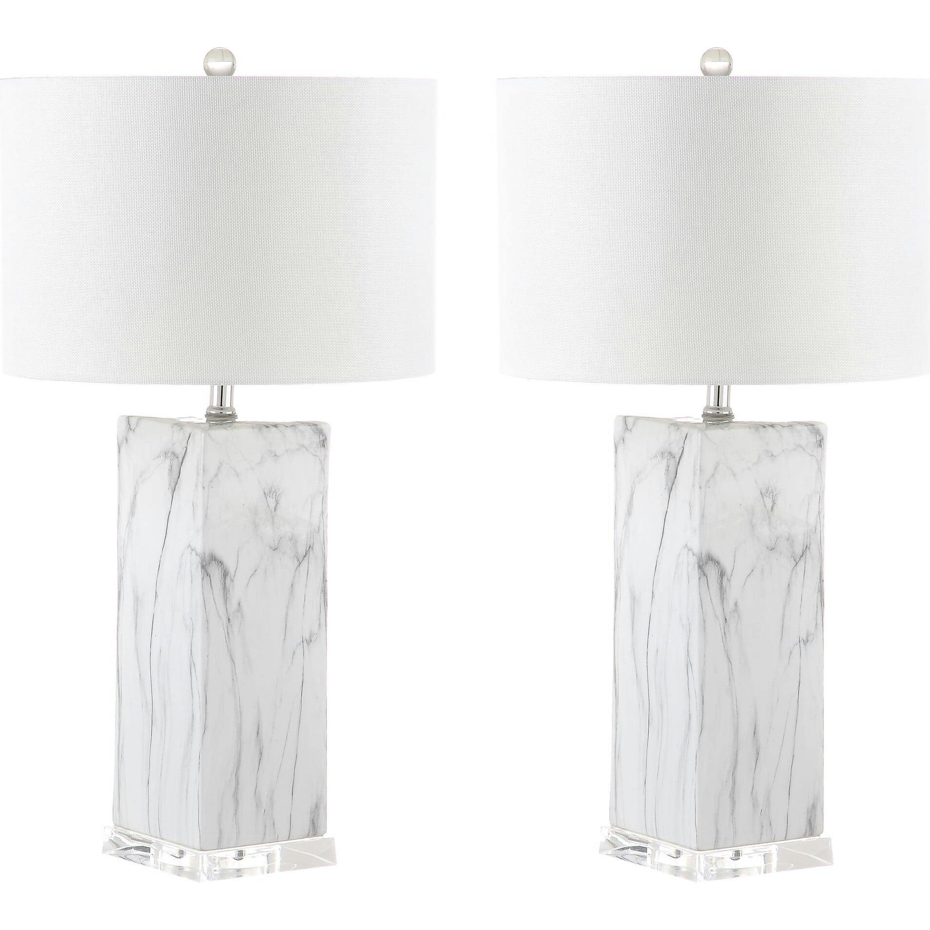 Set of 2 Olympia Marble Table Lamps