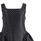 Black Vivienne Polka Dot Dress