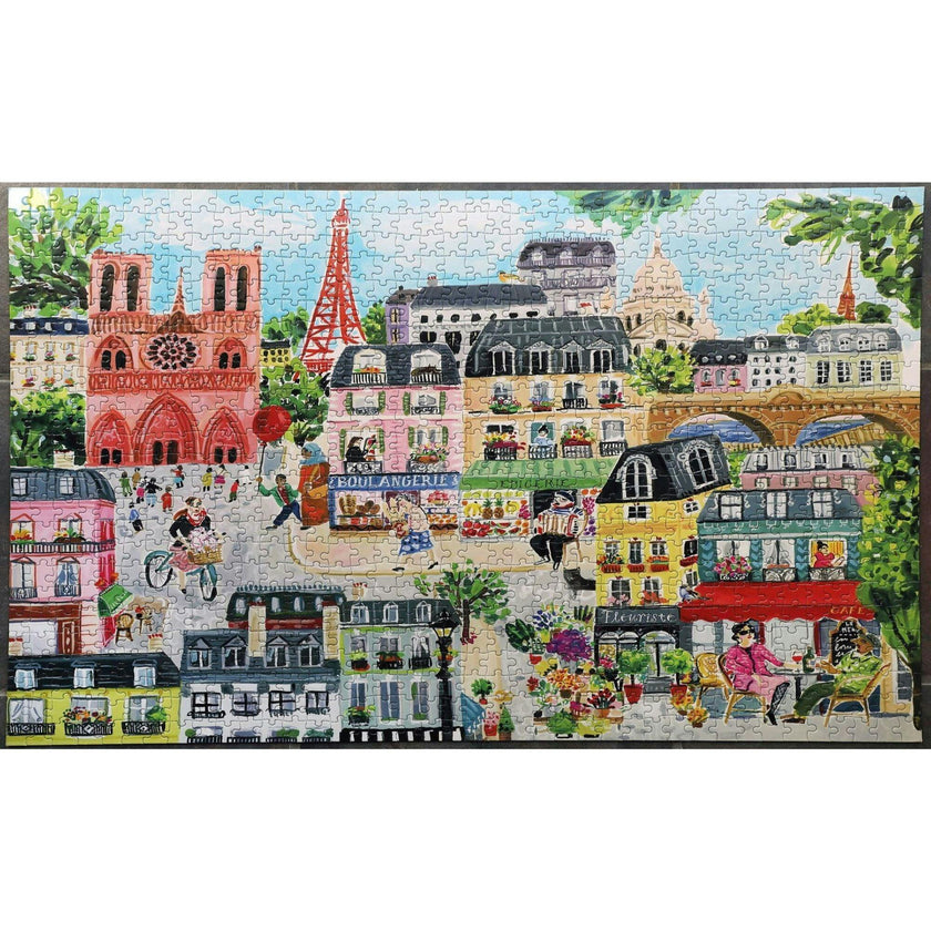 Piece and Love Paris in a Day Rectangle Puzzle