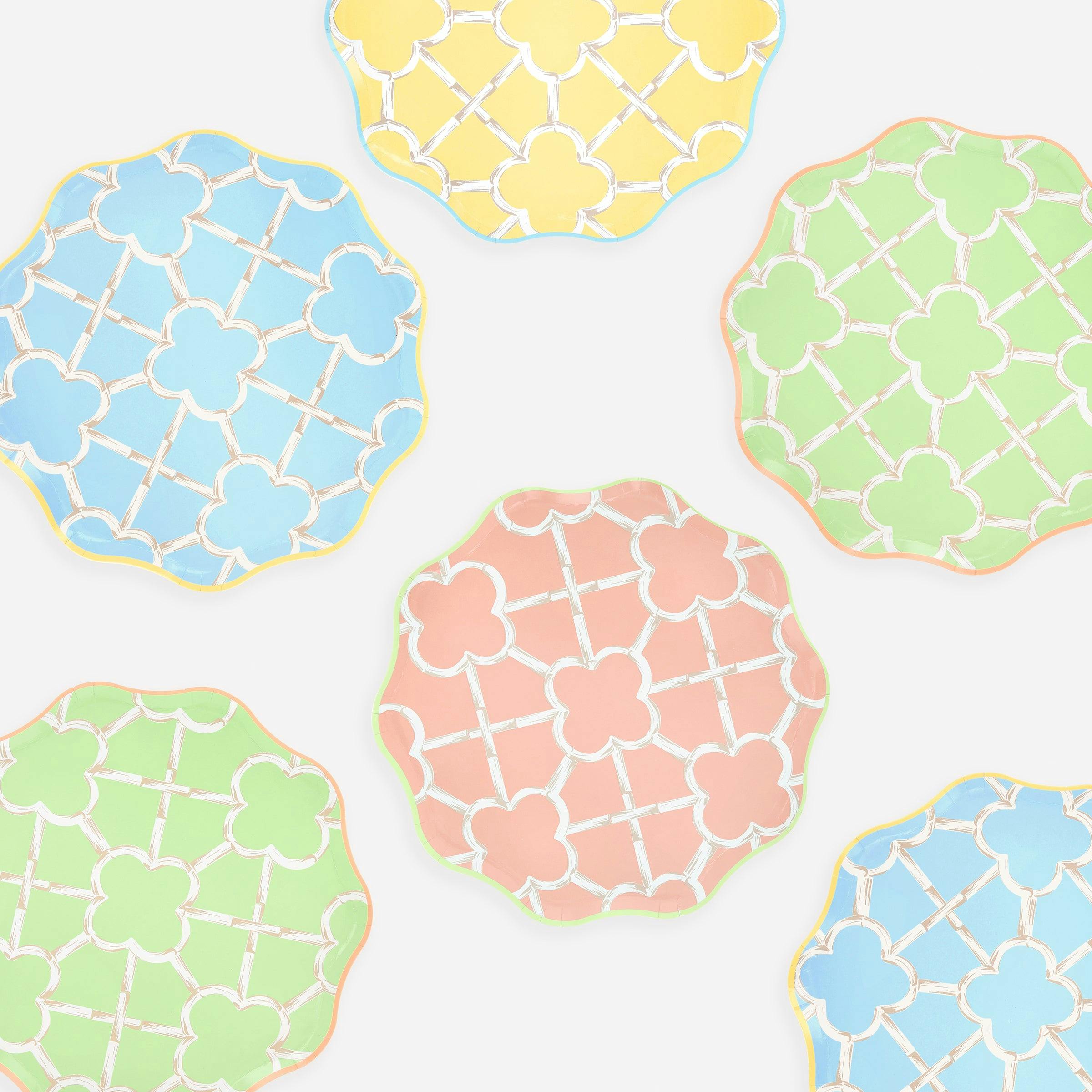 Bamboo Pattern Side Plates