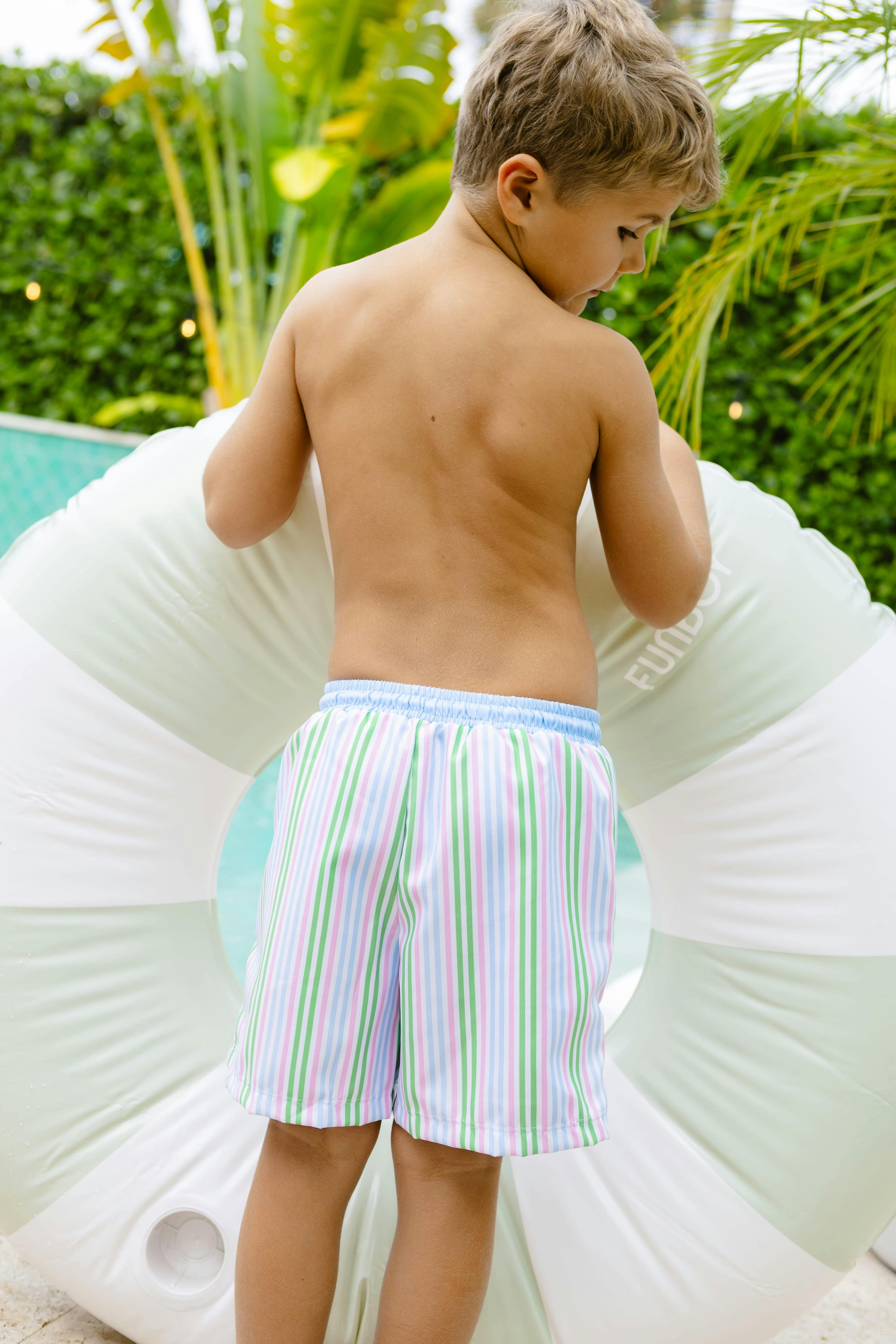 Swim Trunks - Summer Stripe