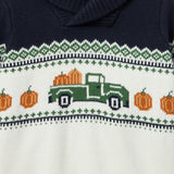 The Pumpkin Fair Isle Sweater, multicolor