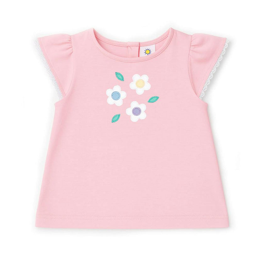 Knit Top With Flowers