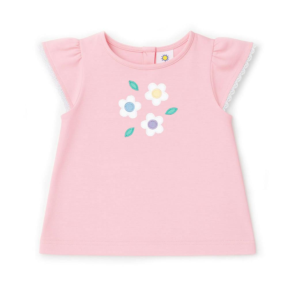 Knit Top With Flowers