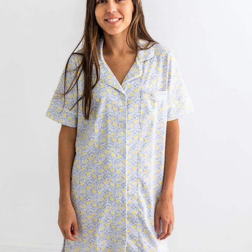 Lemons Woman's Pima Cotton Nightdress