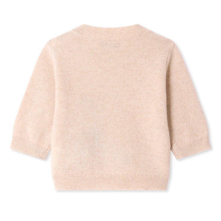 BONPOINT Almire Teddy Pullover - Beige Chine
