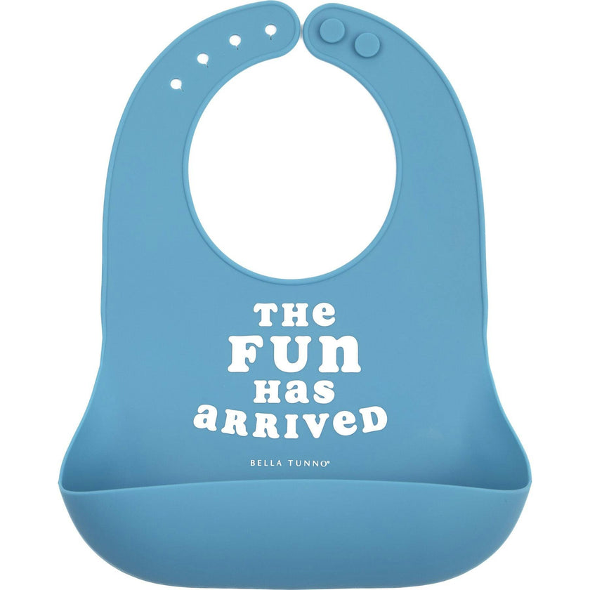 The Fun has Arrived Wonder Adjustable Silicon Bib